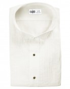 Dante Ivory Wingtip Collar Tuxedo Shirt - Boy's Large
