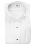 Dante White Wingtip Collar Tuxedo Shirt - Men's 3X-Large