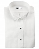 Lucca White Wingtip Collar Tuxedo Shirt - Boy's Small