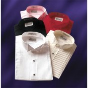 Colored Wing Collar Tuxedo Shirt - Men's Small