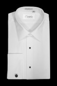 Cristoforo Cardi BARI White Laydown Tuxedo Shirt
