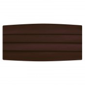 Satin Chocolate Brown Cummerbund