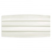 Satin Ivory Cummerbund