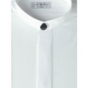 Mandarin Collar Tuxedo Shirt Non Pleated Fly Front- Boy's X-Small